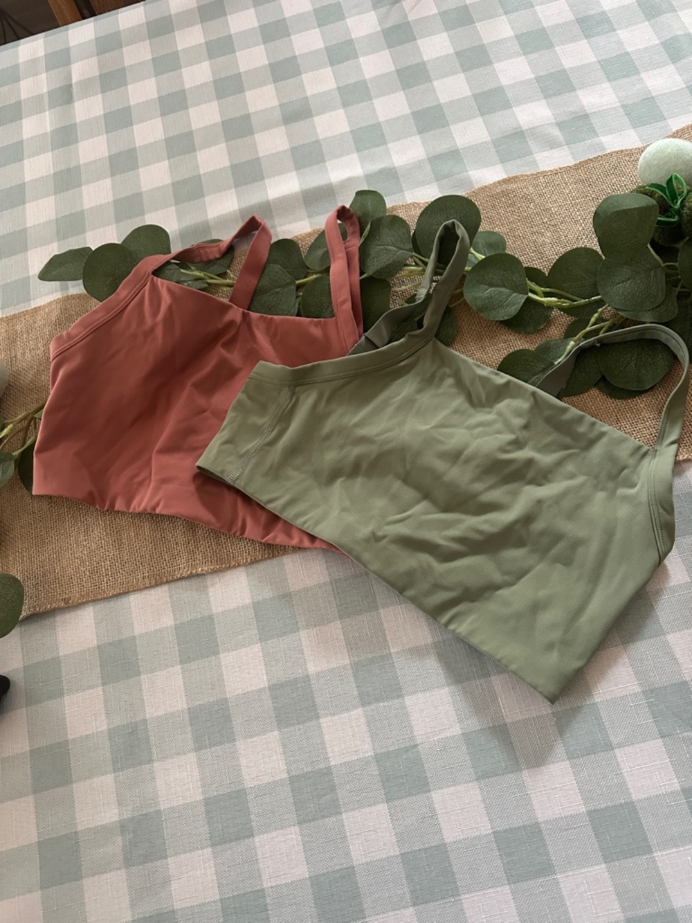 aerie Offl|ne Bralette Tank - Rust & Olive